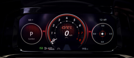 Digital cockpit pro in 2023 Volkswagen Golf GTI
