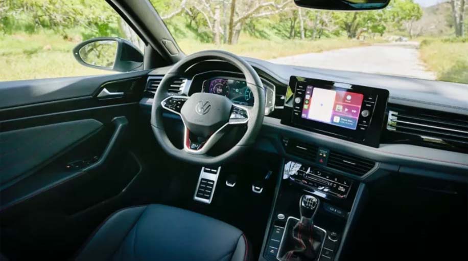 Close up of interior drivers seat