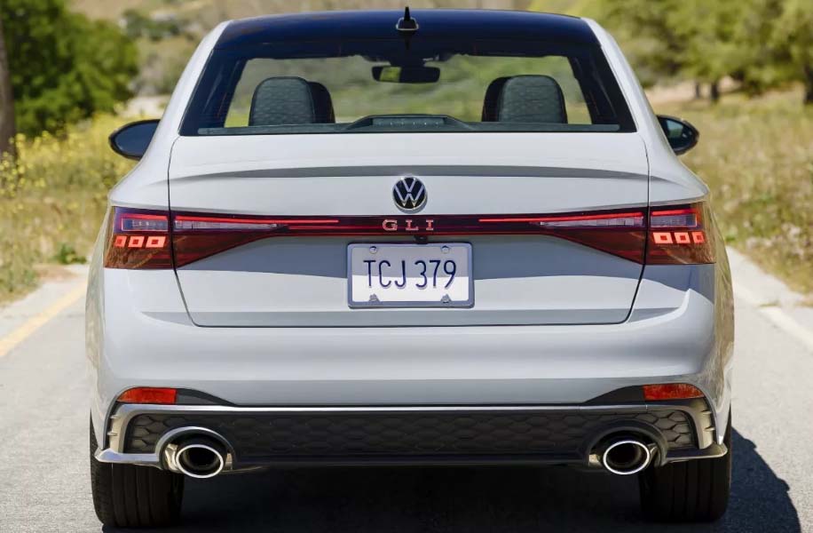 Rear view of 2025 Jetta GLI