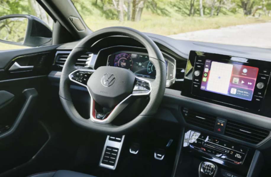 Interior décor of 2025 Jetta GLI