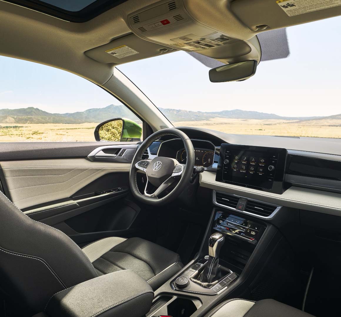 Interior view of a 2026 Taos drivers side