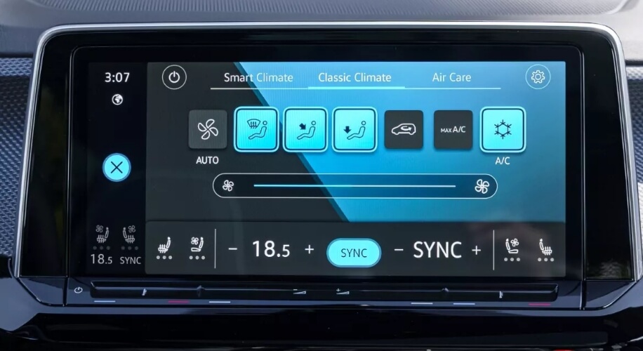 Front control dashboard