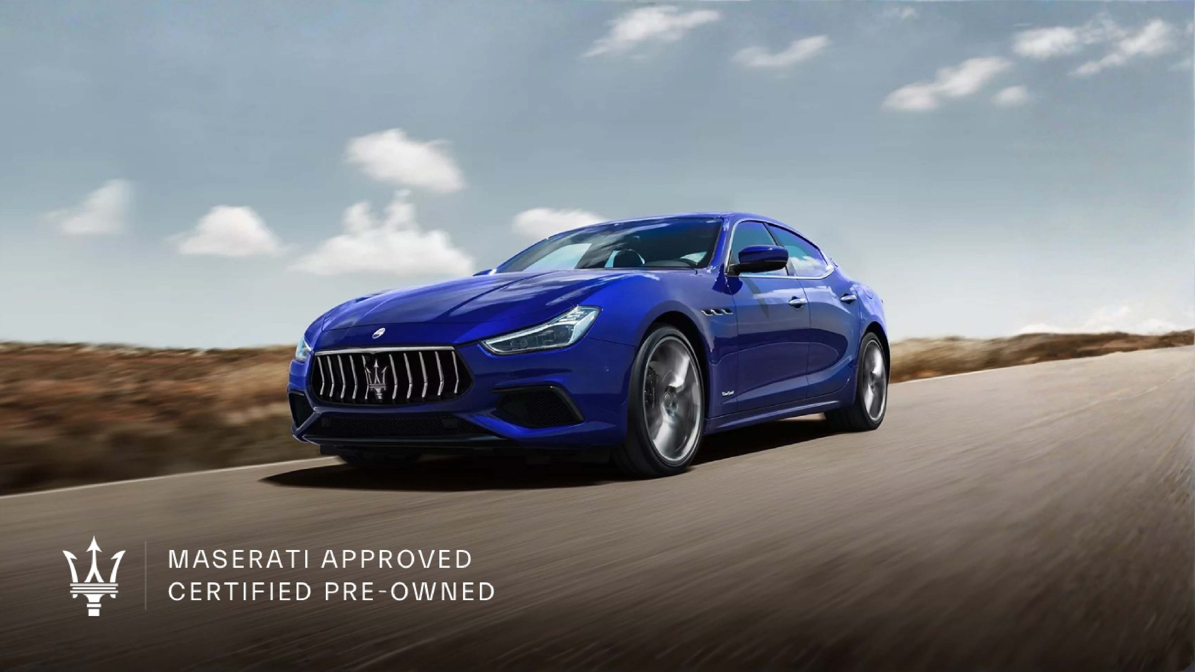 Maserati Approved Certified Pre-Owned banner