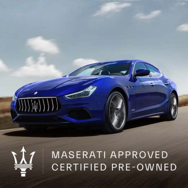 Maserati Approved Certified Pre-Owned banner