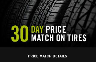 30 day price match on tires