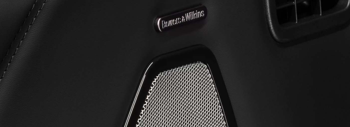 Close Up of Maserati Speaker System