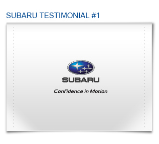 Subaru Testimonials